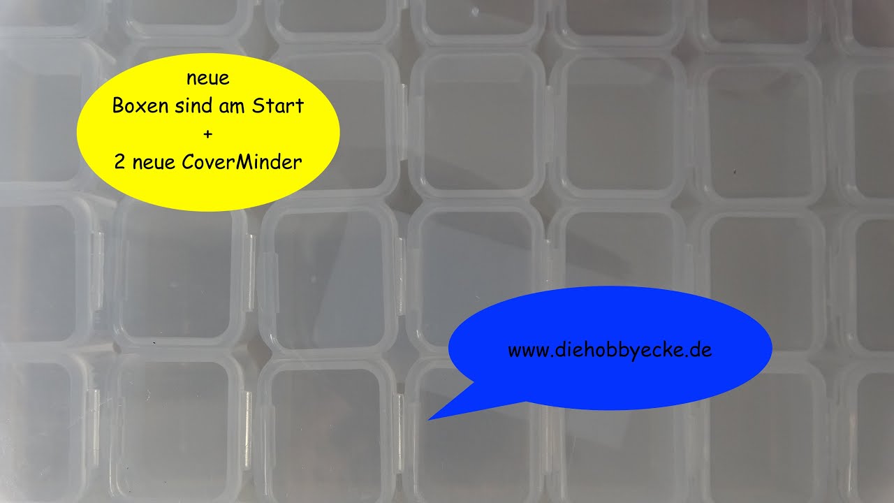 Diamond Painting/2 neue Boxen und CoverMinder :)