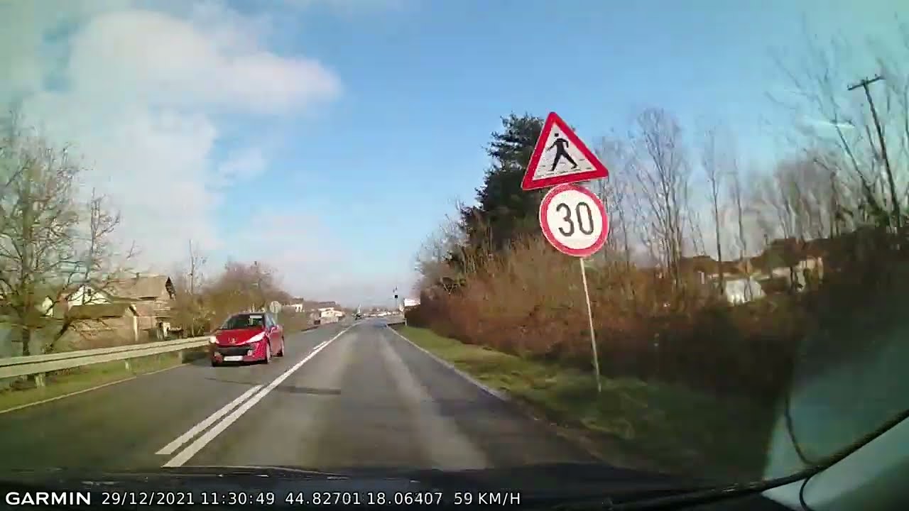 DRIVE #1745: Doboj (Bosnia and Herzegovina)-Osijek (Croatia) (timelapse 4x) *Read Description*
