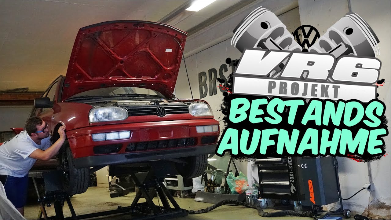 GOLF 3 VR6 BESTANDSAUFNAHME