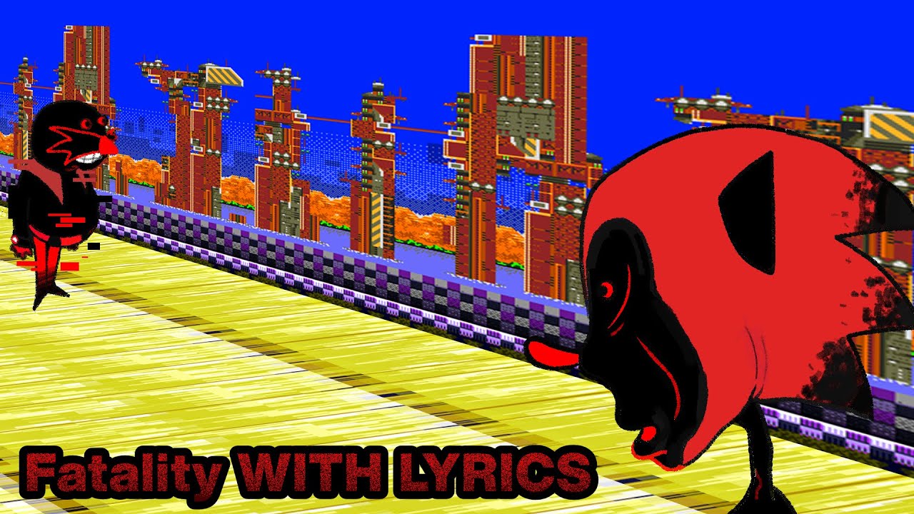 Fatality WITH LYRICS | FNF VS  Sonic EXE Cover [No Boyfriend] (ft. @Risingspider_20)