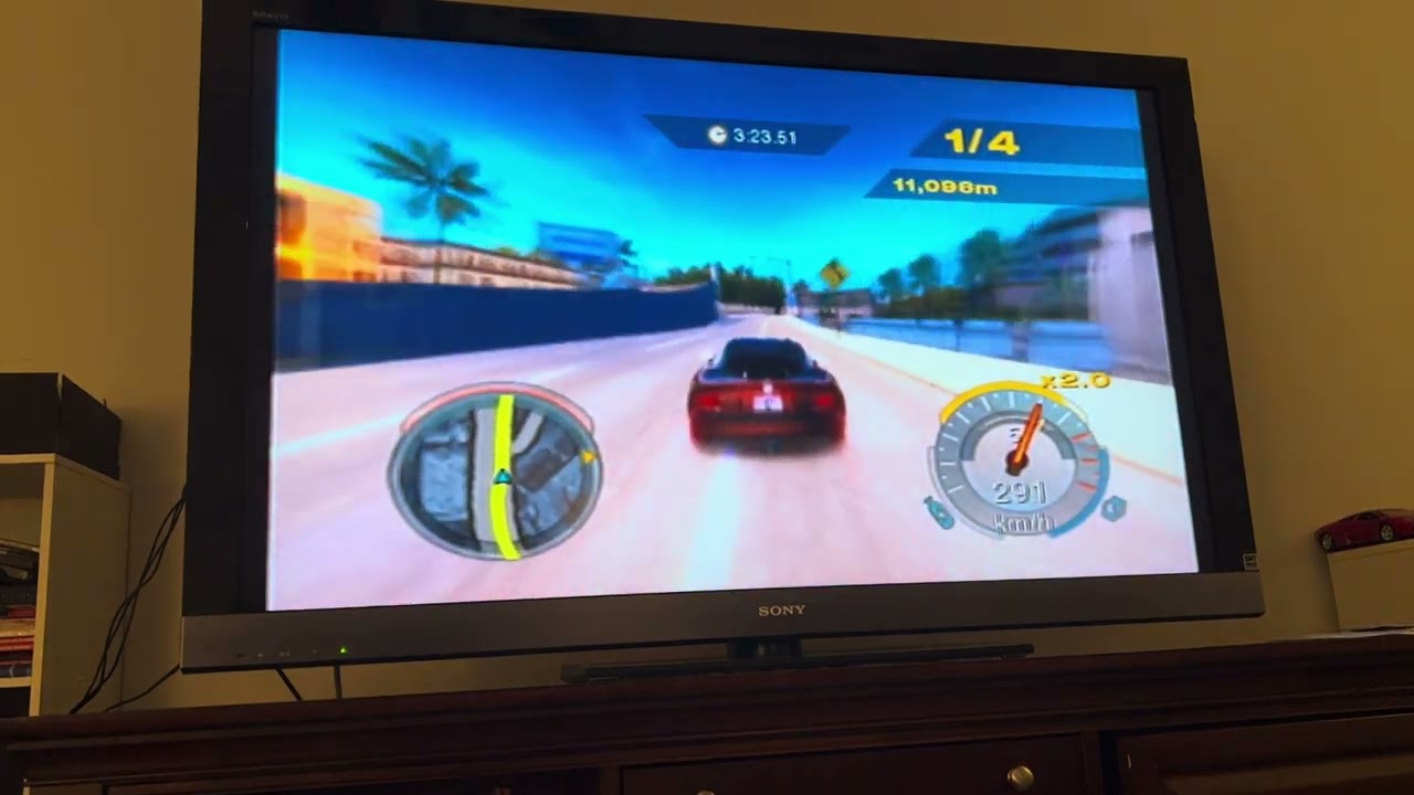Need For Speed Undercover PS2 Timed Circuit Gold 25.480 Meters 