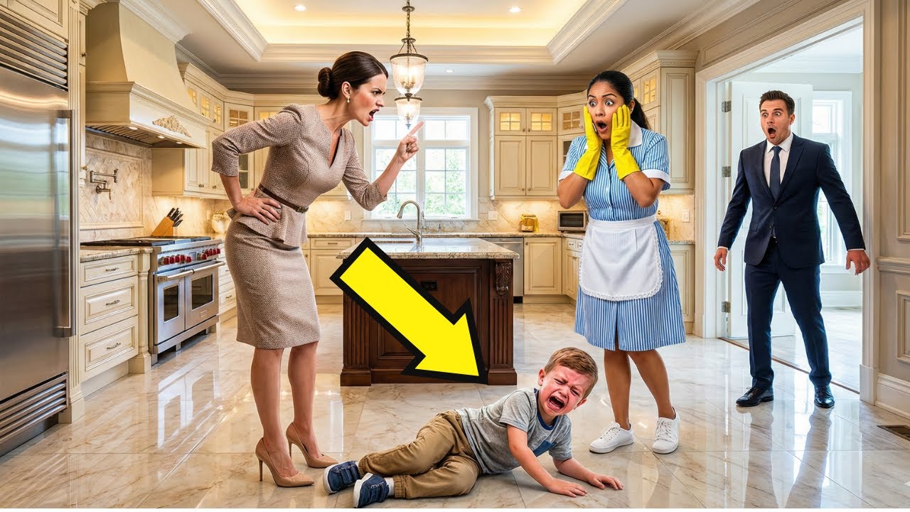 MILLIONNAIRE A VU SA BELLE-MÈRE TRAÎNER SON FILS. JUSQU'À CE QUE LA DOMESTIQUE LUI ORDONNE D'ARRÊTER