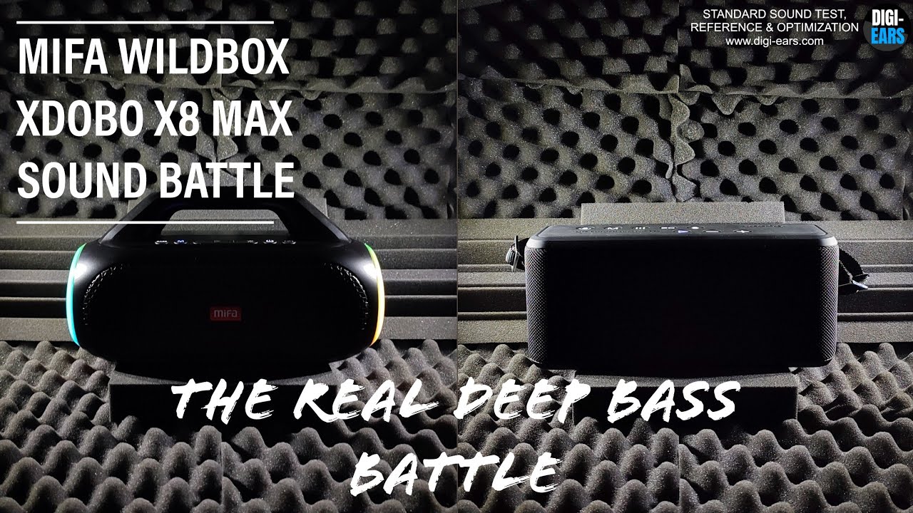 Mifa Wildbox Vs. Xdobo X8 Max Bluetooth Speaker Sound Test Battle
