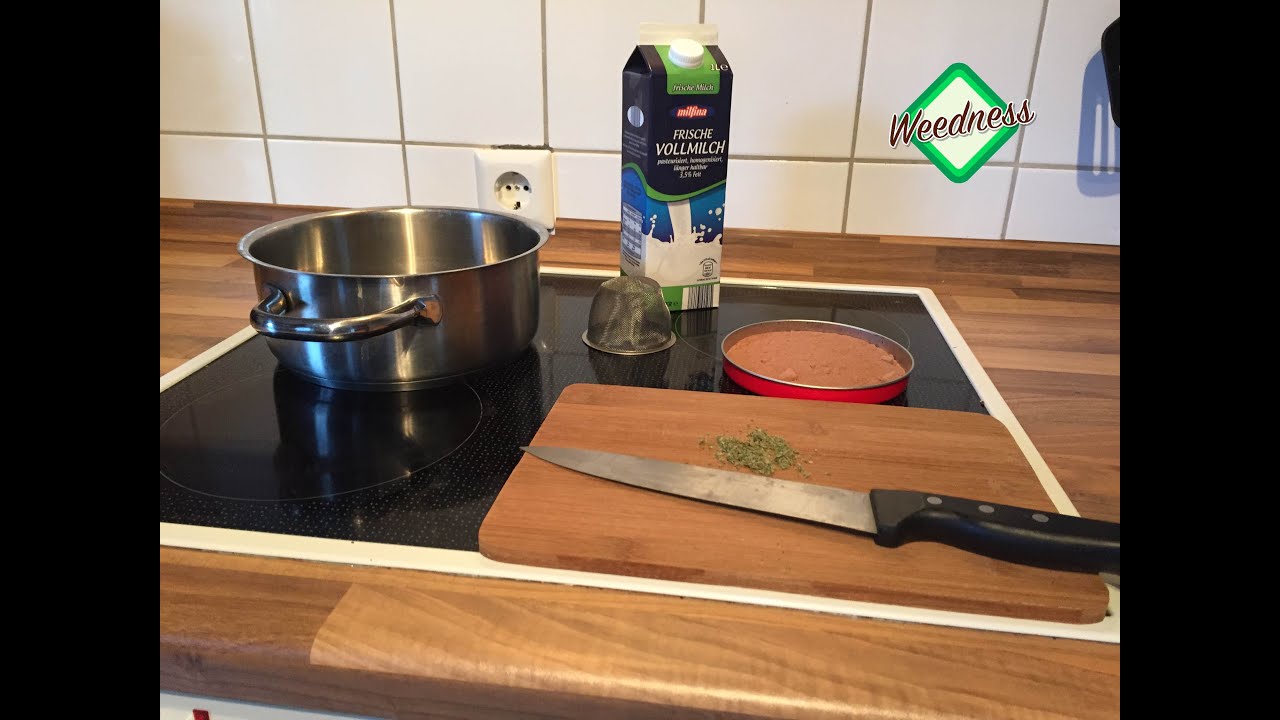 How to make Cannabis cocoa drink - Cannabis Kakao mit Milch