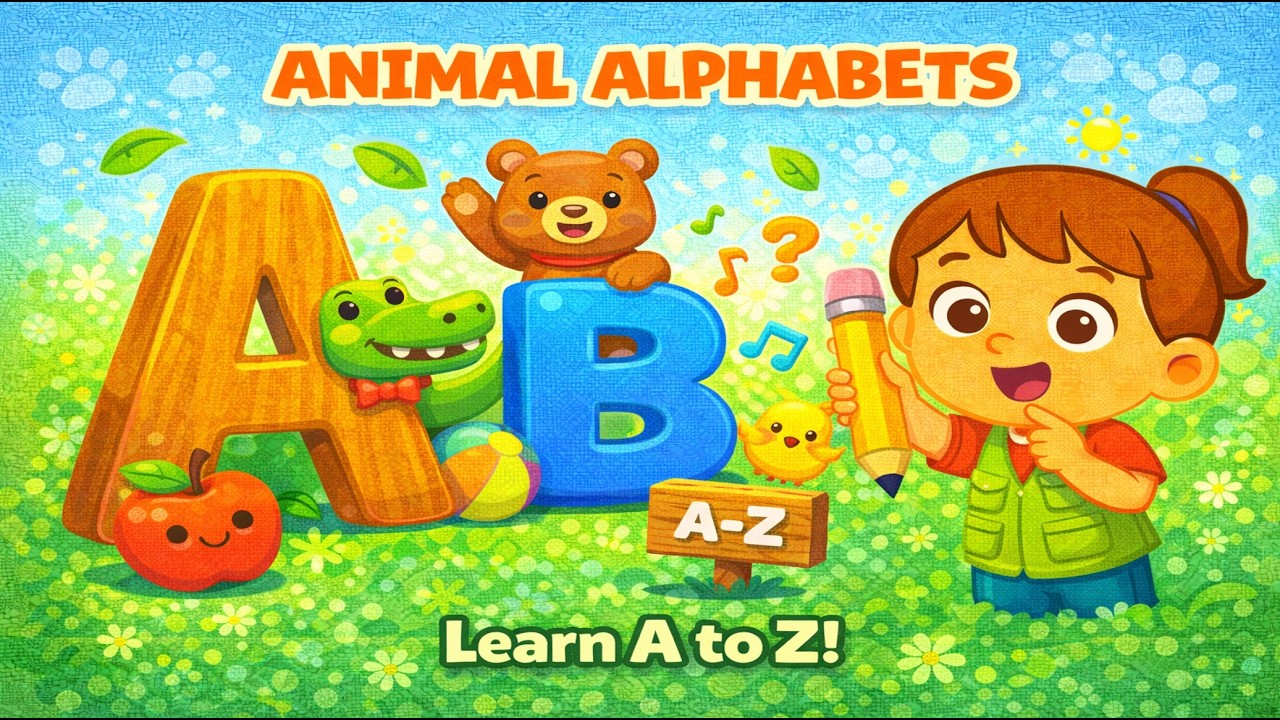 Animal Alphabets for Kids | Learn A to Z with Animals | ABC Learning