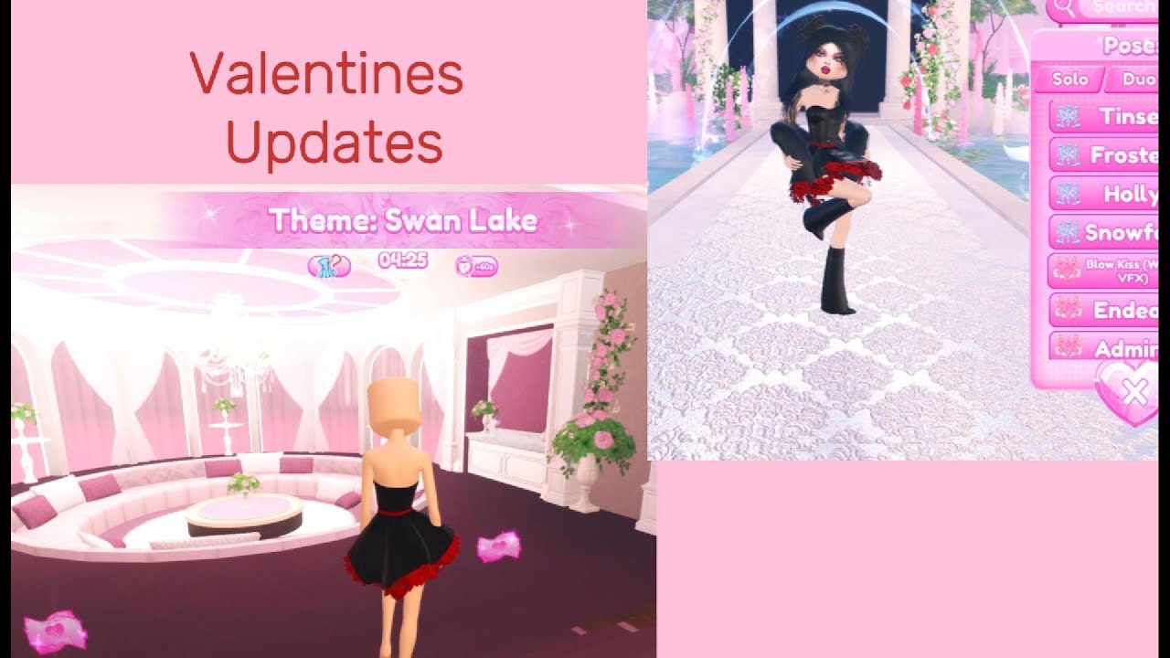 Dress to Impress Valentines Update 🩷#dti #valentinesday #dresstoimpress