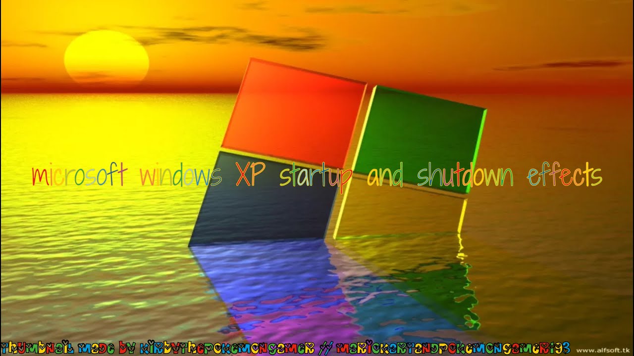 Microsoft Windows XP Startup and Shutdown Effects
