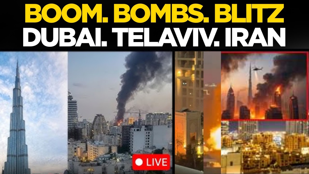 BREAKING LIVE: Iranian Drones Hit Dubai Buildings | Hezbollah Targets Tel Aviv Intel Base!
