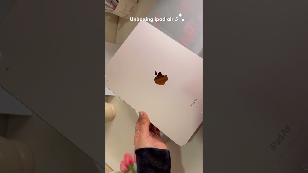 Unboxing iPad air 5 (pink) 📸💫#aesthetic #ipadair5 #ipadunboxing #unboxing #apple #iphone