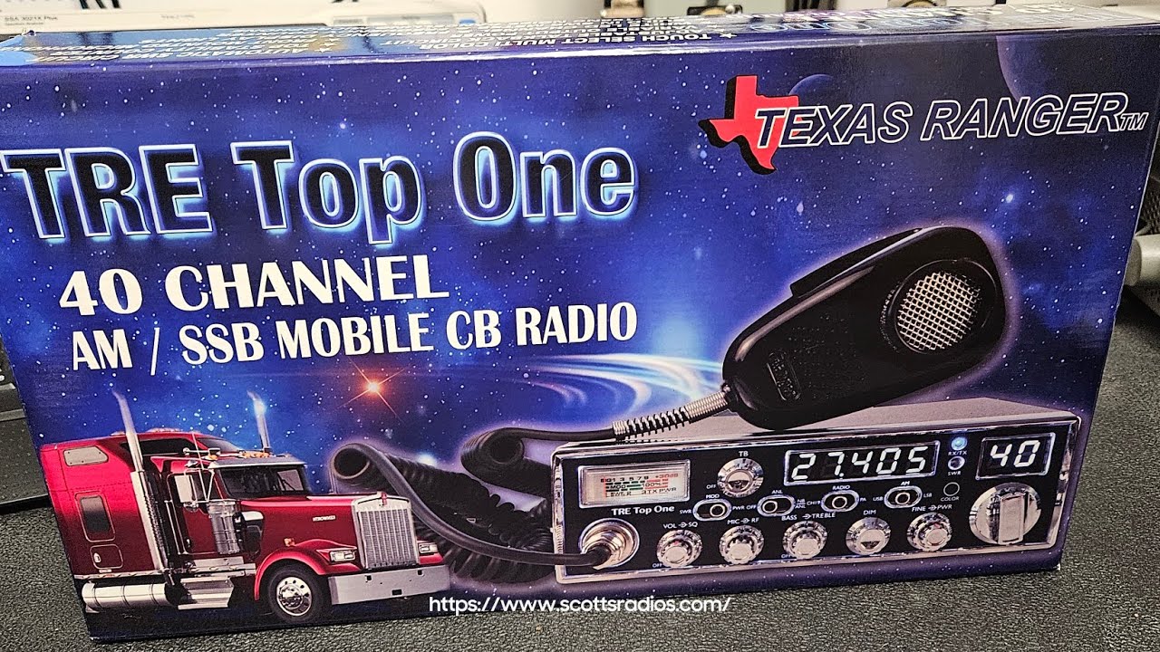 Радиостанция Texas Ranger TRE Top One AM/SSB, 40 каналов, CB.