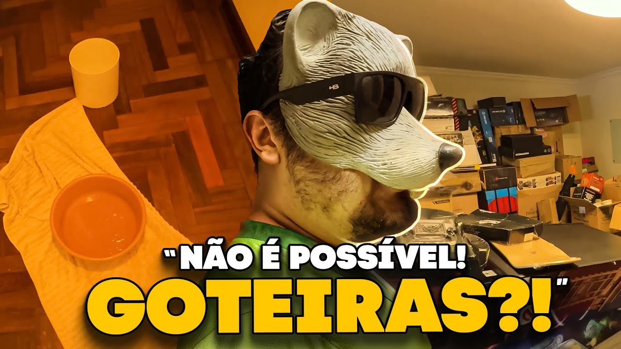 CHEGAMOS NA CASA NOVA E JÁ TEM GOTEIRAS!