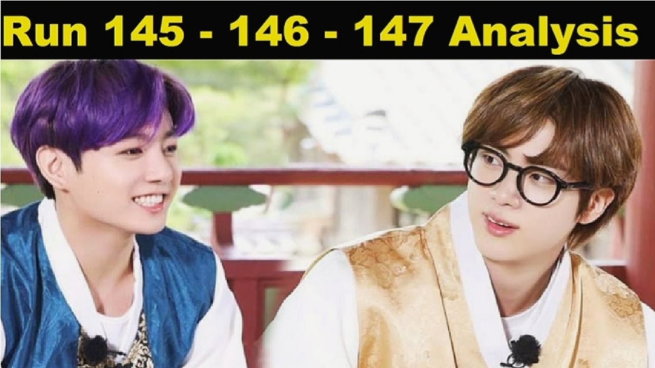 For Jinkook/kookjin Run 145 - 146 - 147 (BTS - 방탄소년단)