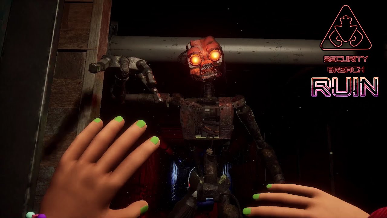 FNAF: Security Breach DLC Ruin - True Ending + Mimik Chase Scene (Showcase)