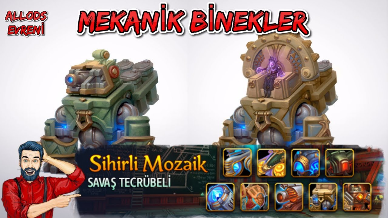 Allods Online Bölüm#2 Sihirli Mozaik Çarkı / Mekanik Binekler ( TOTAL 8K BC )