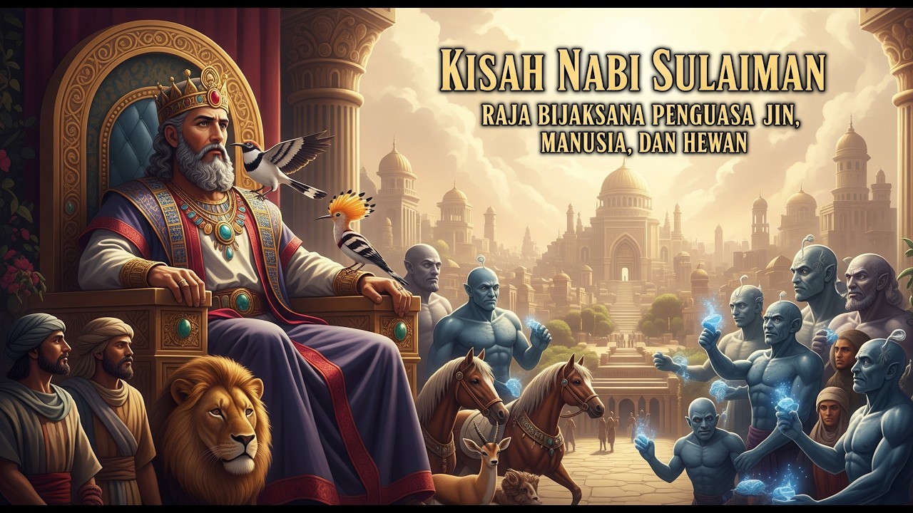 Kisah Nabi Sulaiman: Raja Bijaksana Penguasa Jin, Manusia, dan Hewan #KisahNabi #SejarahIslam