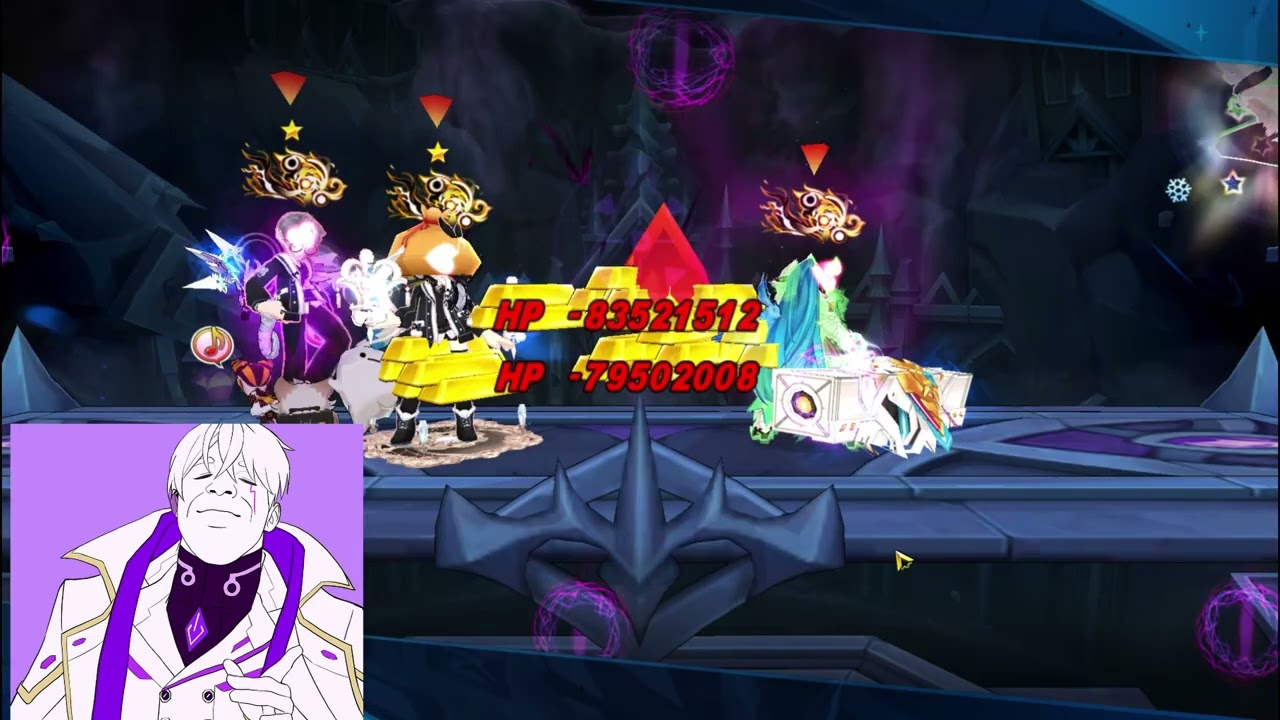 [Elsword KR/엘소드] Overmind 18-1 Sunken Holy Ground  오버마인드 매몰된 성전 Abyss Raid (7:35)