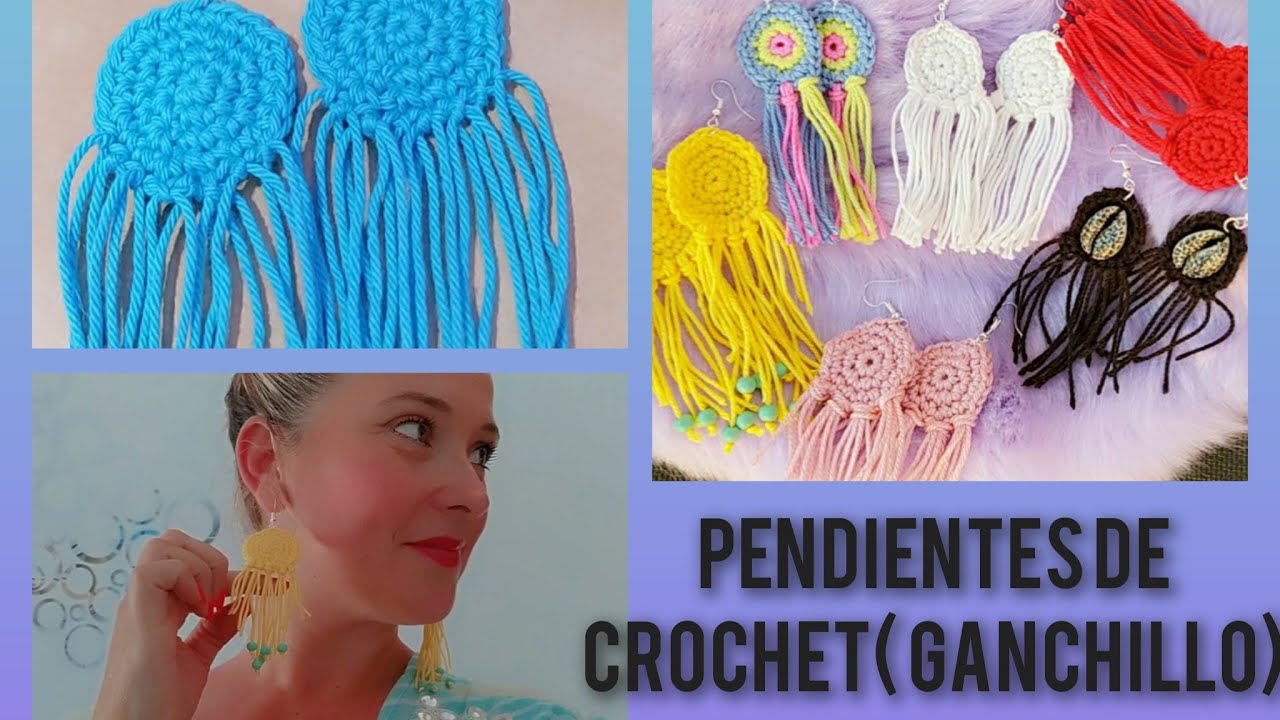 DIY Pendientes de crochet ,paso a paso.