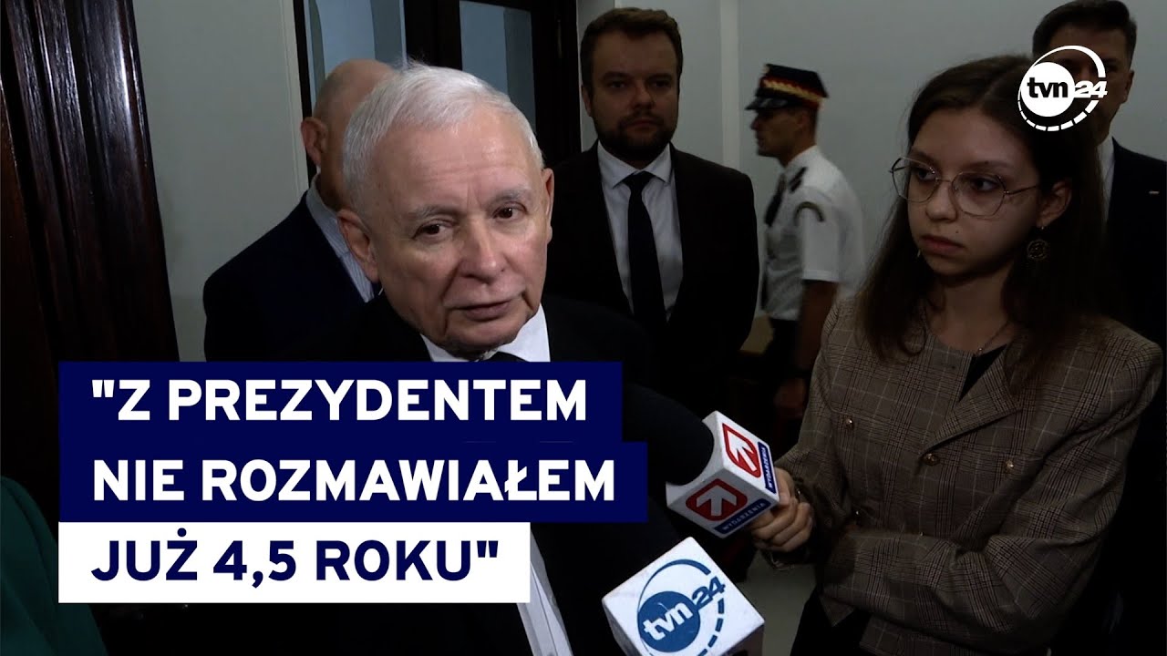 Kaczyński: nie będę oceniał prezydenta, na oceny przyjdzie czas po zakończeniu kadencji @tvn24