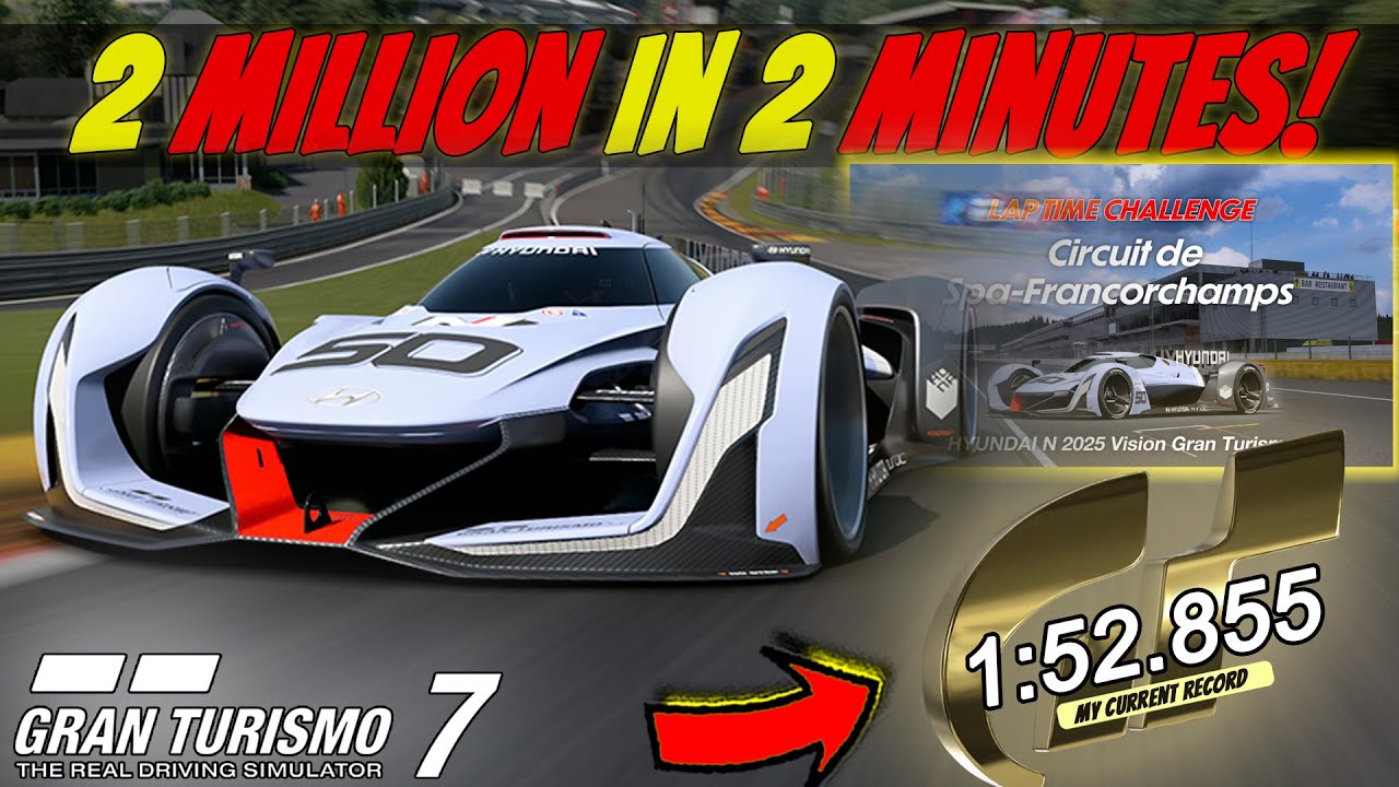 🤑 DRIVE the FUTURE and get 2 MILLION Credits in Gran Turismo! || Time Trial Guide - Week 29 2025