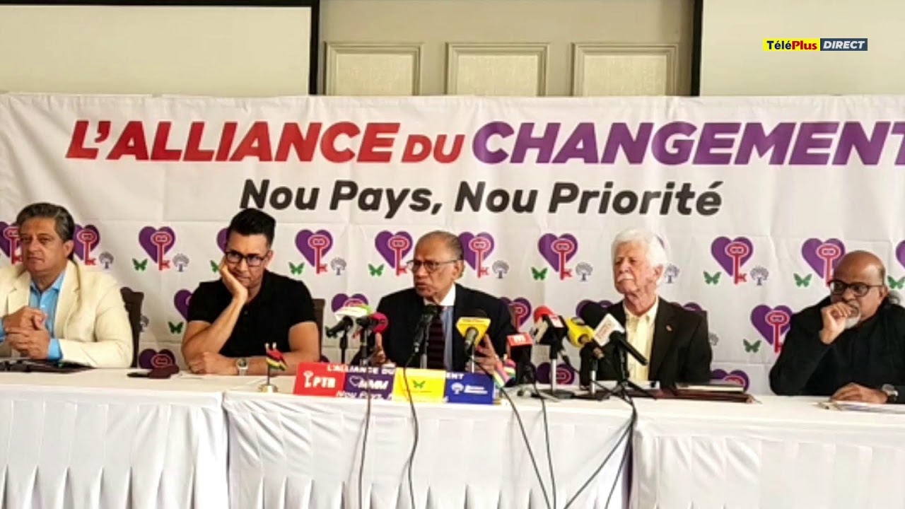 Conférence de presse de l'Alliance du Changement.