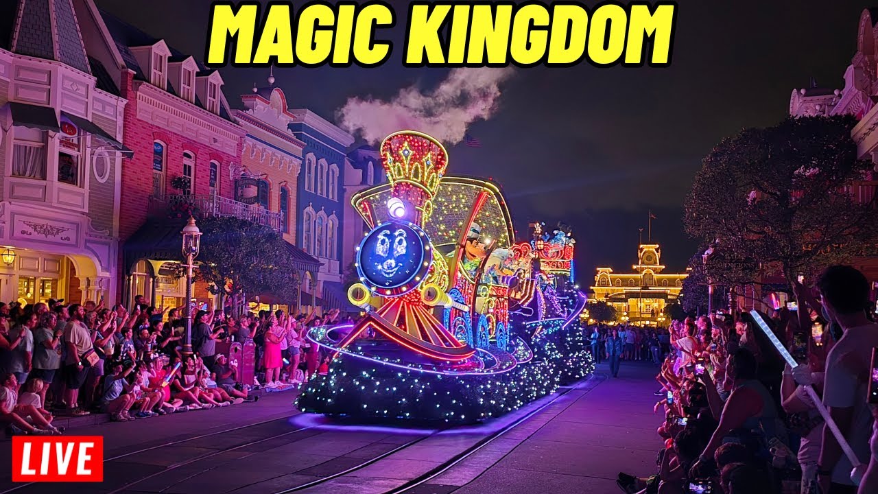 🔴Live Magic Kingdom All day Tuesday Rides Shows Parades and Fireworks at Walt Disney World 3/31/2026