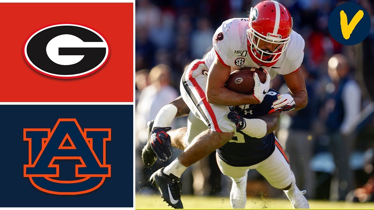 #4 Georgia vs #12 Auburn Highlights | Week 12 | College Football | 2019