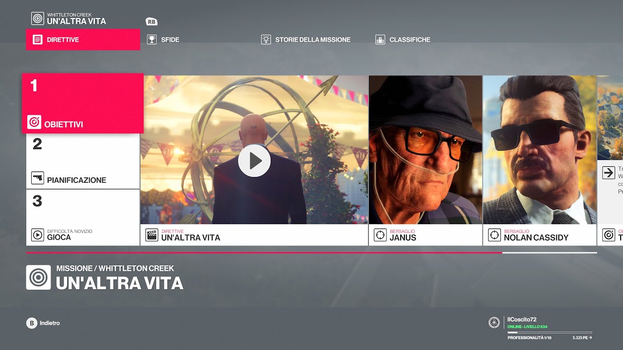 HITMAN 2 | Whittleton Creek | Un’altra vita | Obiettivo irragionevole, Obiettivo possibile, Obiettiv