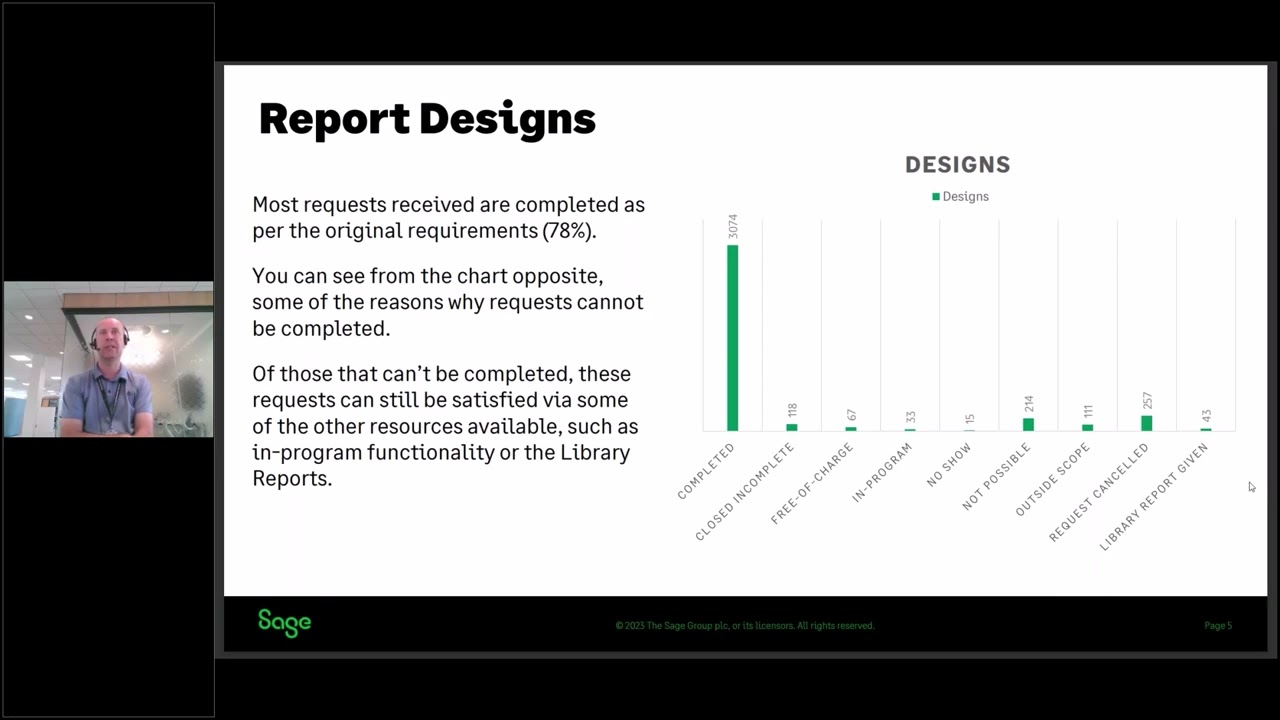 Sage 200 Lunch and Learn - Working with Reports