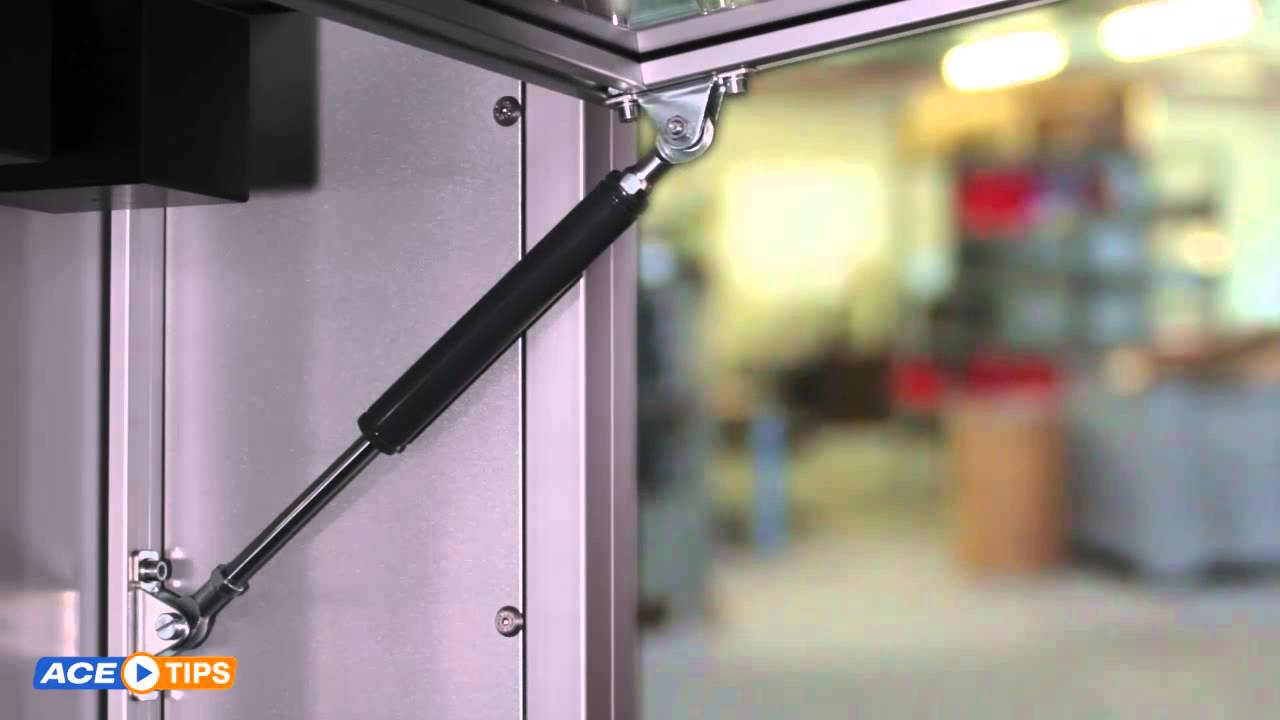 How to mount a  gas spring