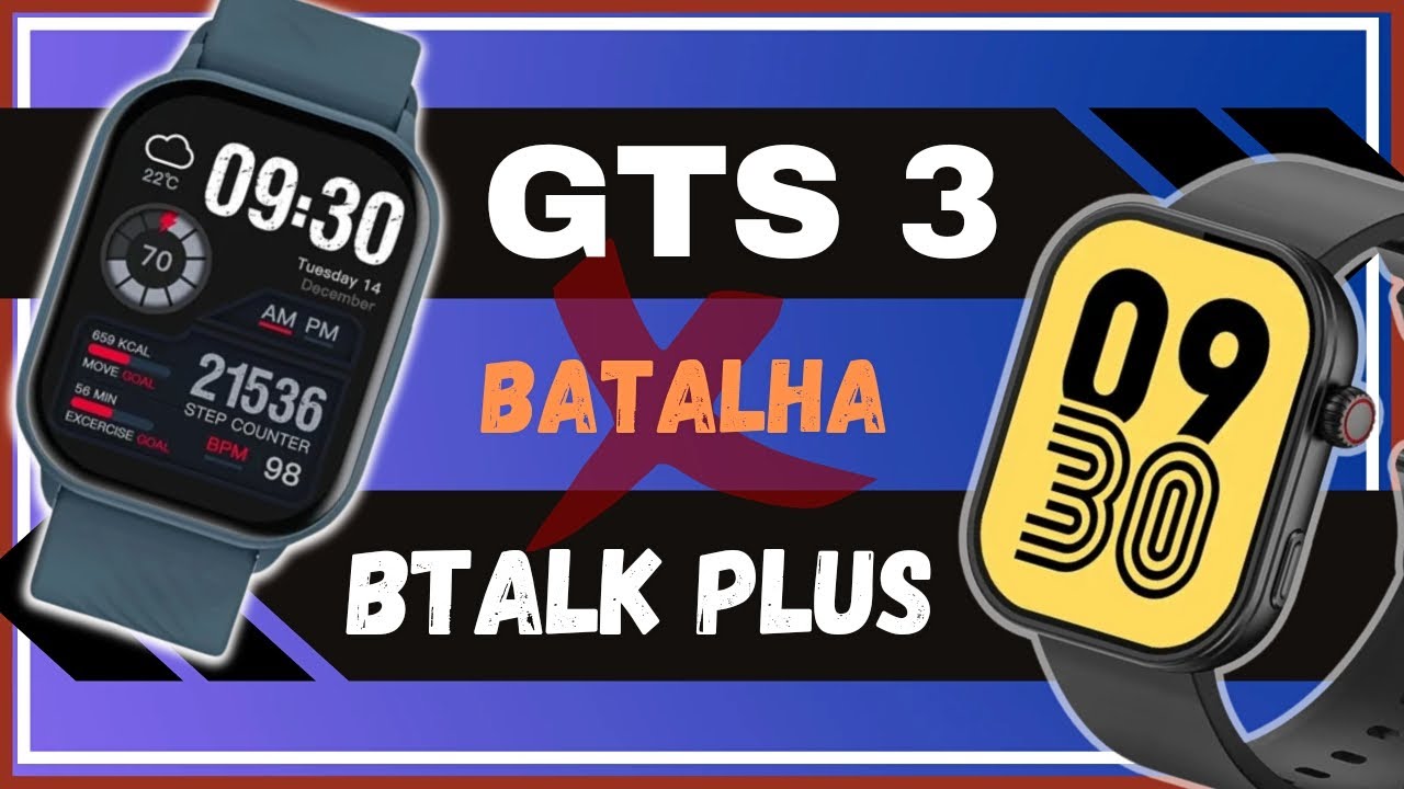 ZEBLAZE BTALK PLUS vs ZEBLAZE GTS 3 - Smartwatch Comparativo 2024 - Qual o MELHOR?