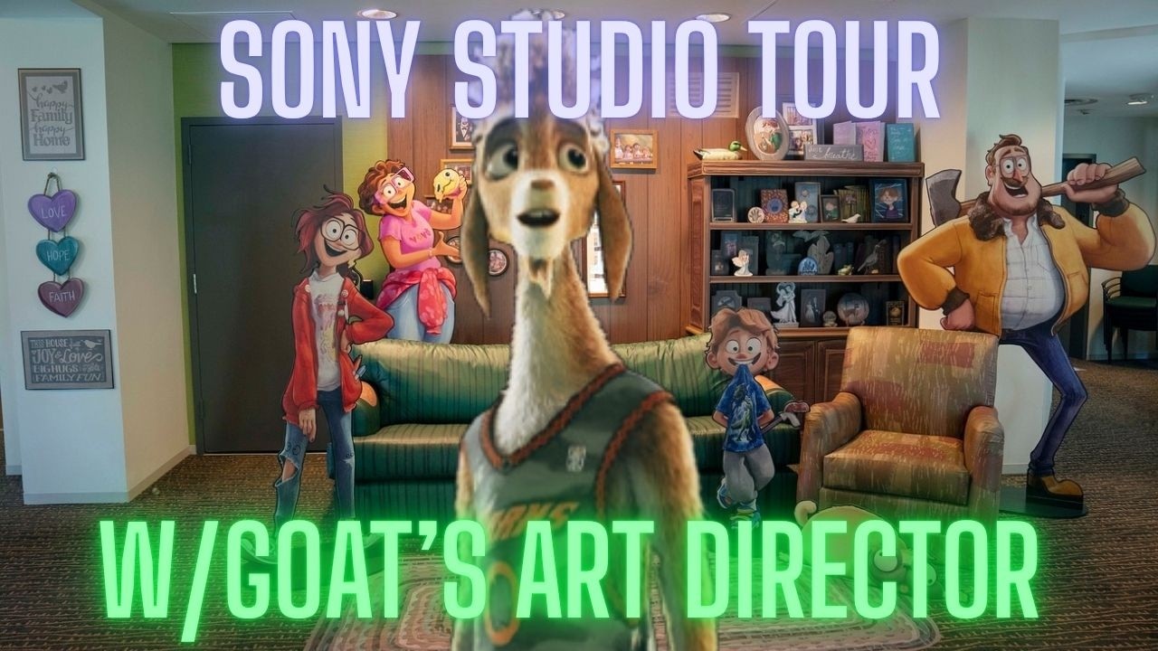 Экскурсия по анимационной студии Sony Pictures с арт-директором и руководителем технологического ...