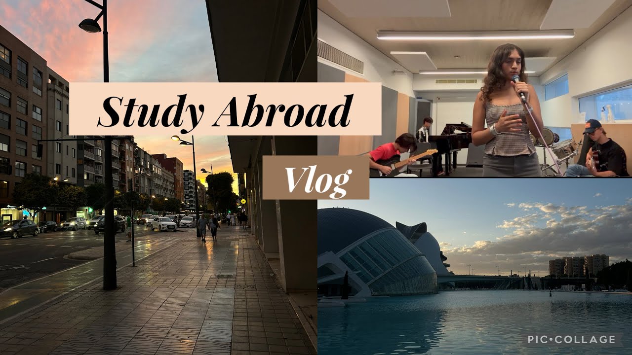 Day in my life studying abroad in Spain!! Rehearsals, Studying, Hanging out with friends :)