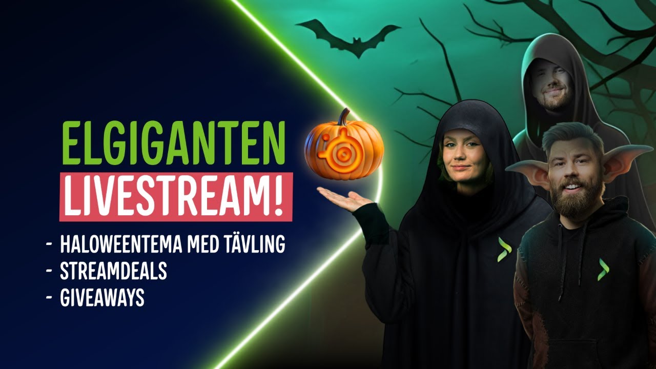 Halloween-livestream med ELGIGANTEN GAMING!