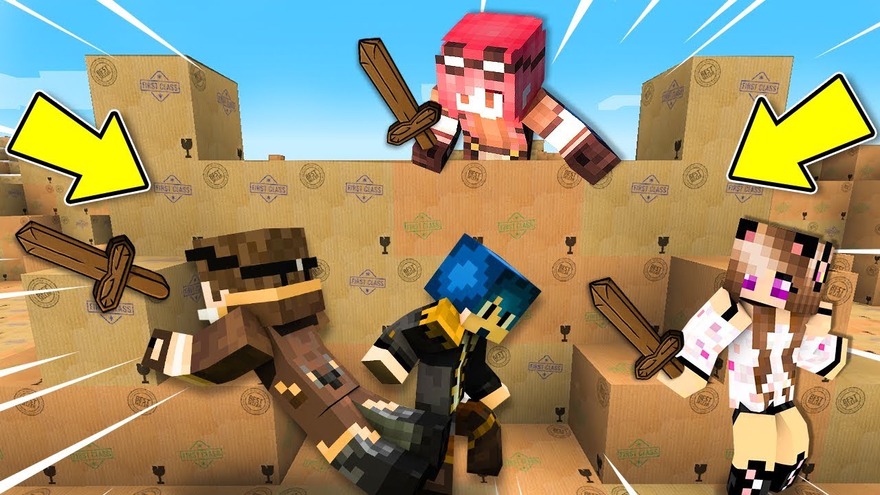 Minecraft ITA - Il Nostro FORTINO di SCATOLE!! - W/Lyon