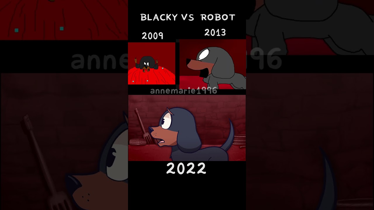 BLACKY VS ROBOT COMPARATIVA