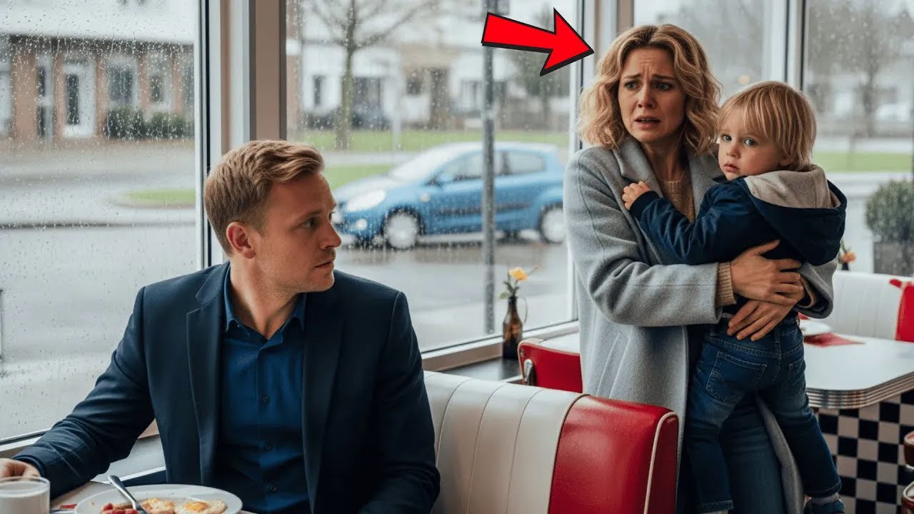 Milliardär Wollte Allein Essen — Bis Eine Mutter Sprach： „Mein Sohn Hat Hunger, Dürfen Wir Bleiben？“