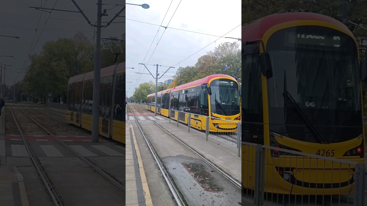CONVENIENT RIDE WARSAW NEW TRAM || SHORT #travel #shorts #shortsfeed #shortvideo