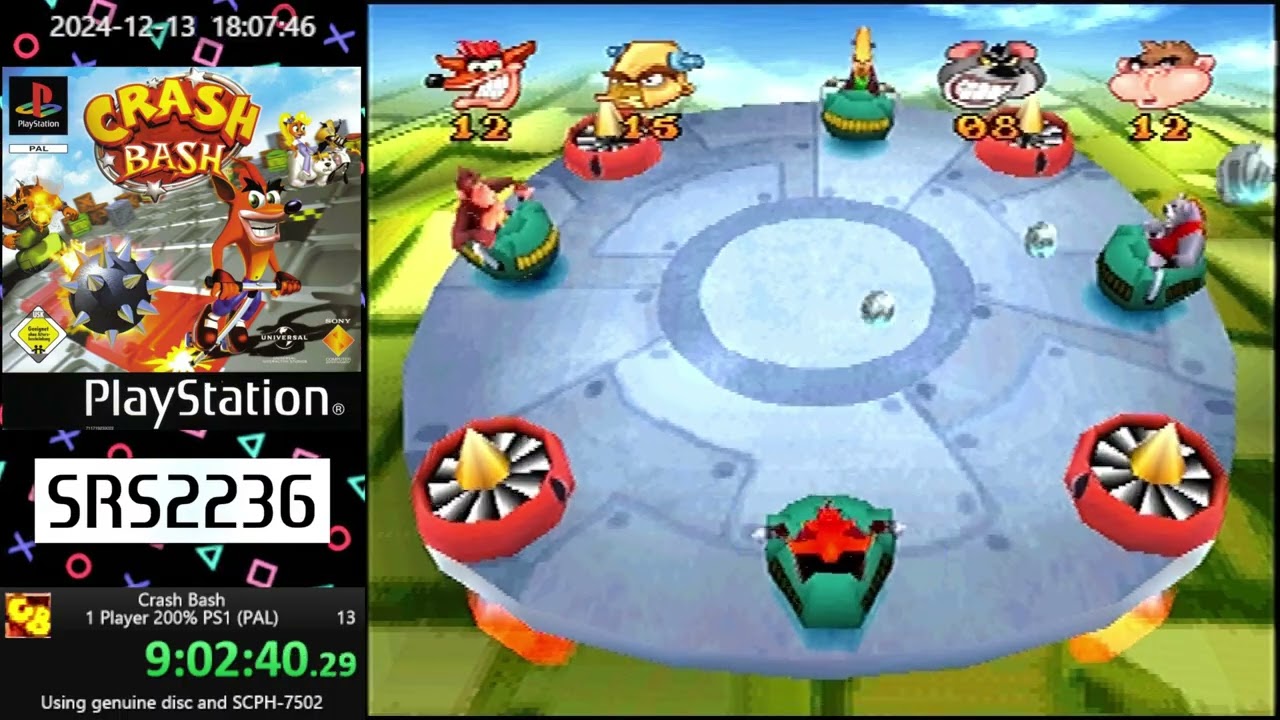 Crash Bash [PS1] (Warp Room 4: Trophies)
