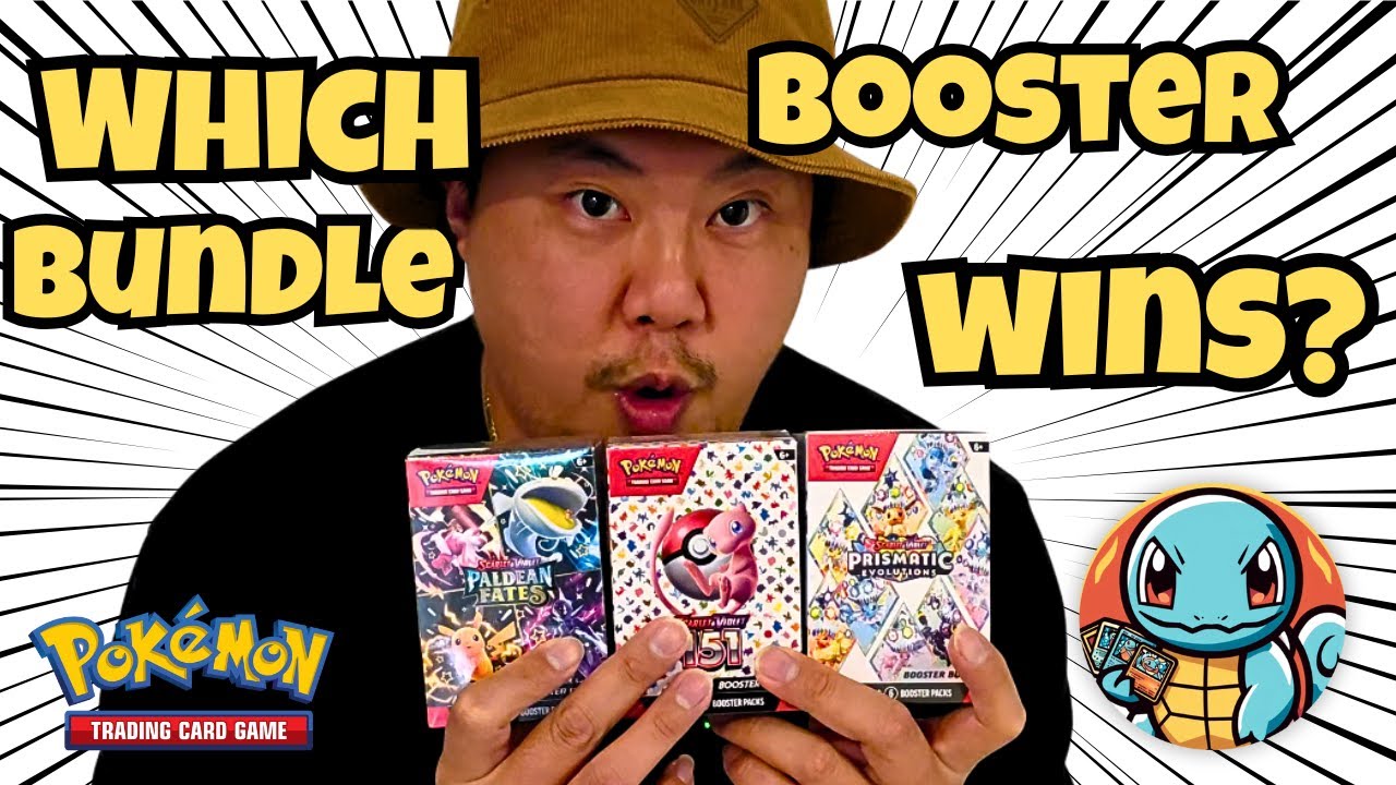 Which Pokemon Booster Bundle Should You buy? Prismatic Evolutions vs 151 vs Paldean Fates