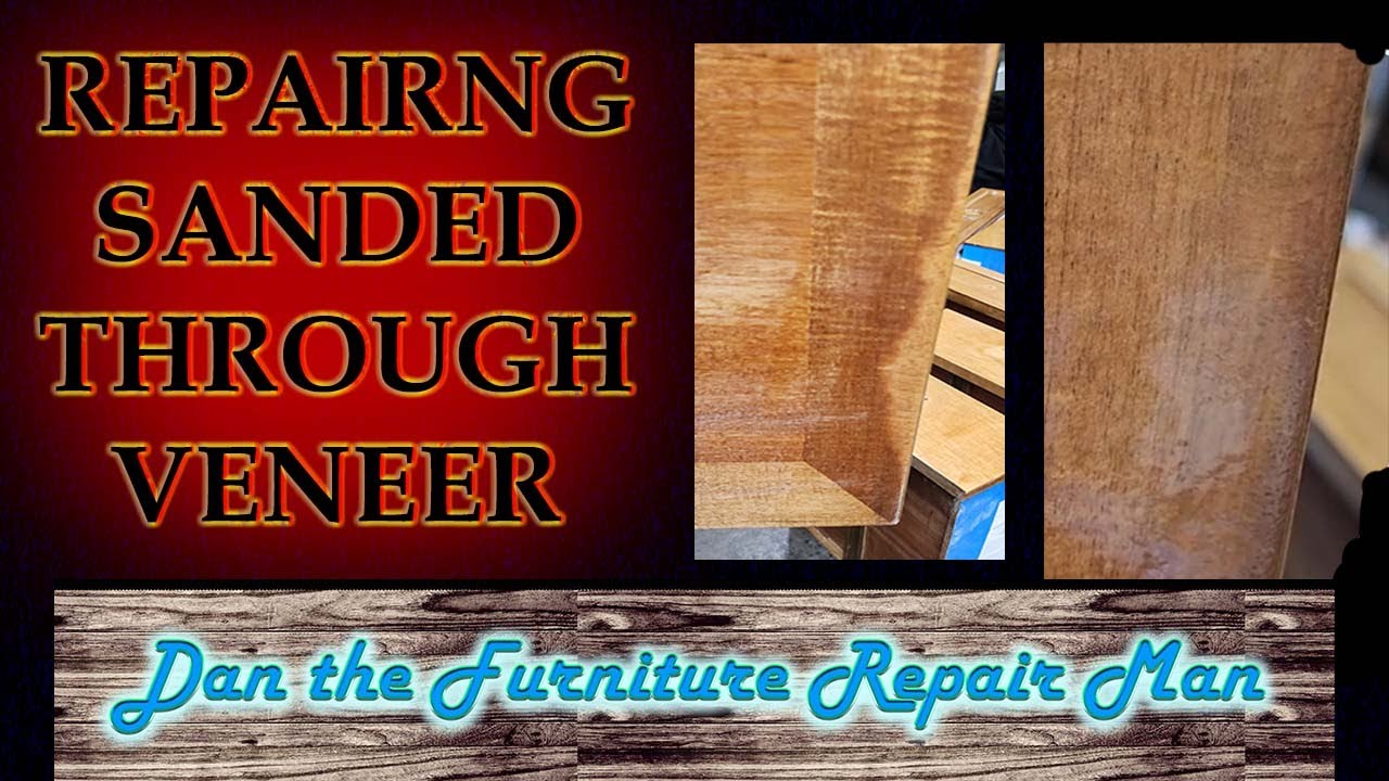 Repairing Sanded Through Veneer