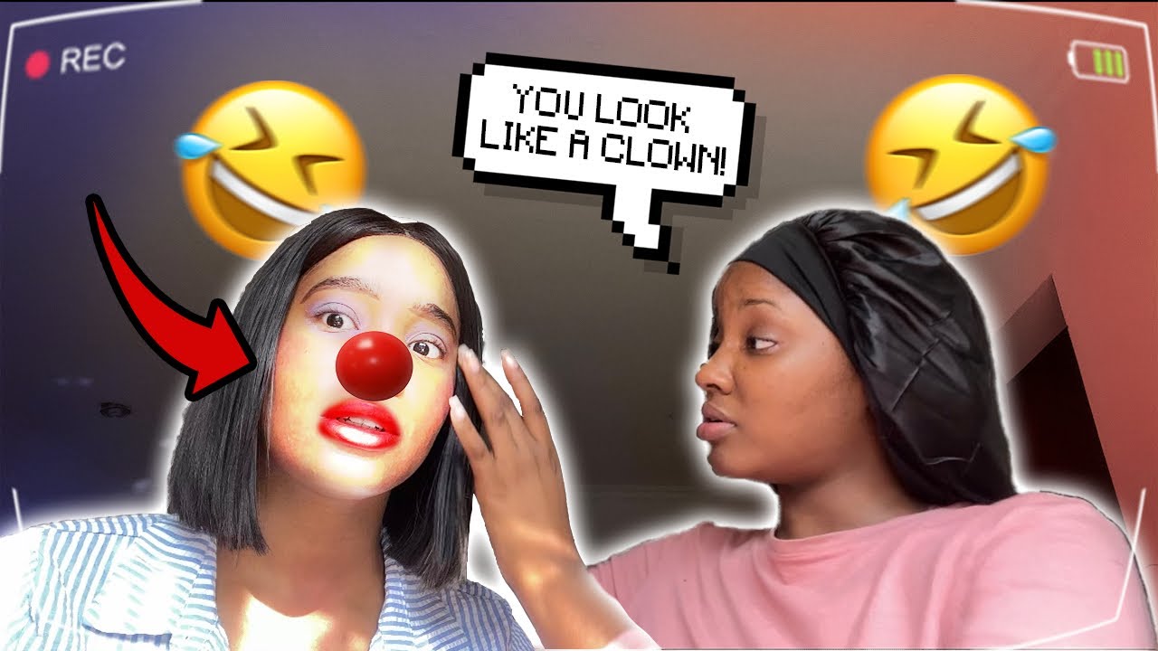 BAD MAKEUP PRANK ON MY SISTER…(gone wrong)😭🤡