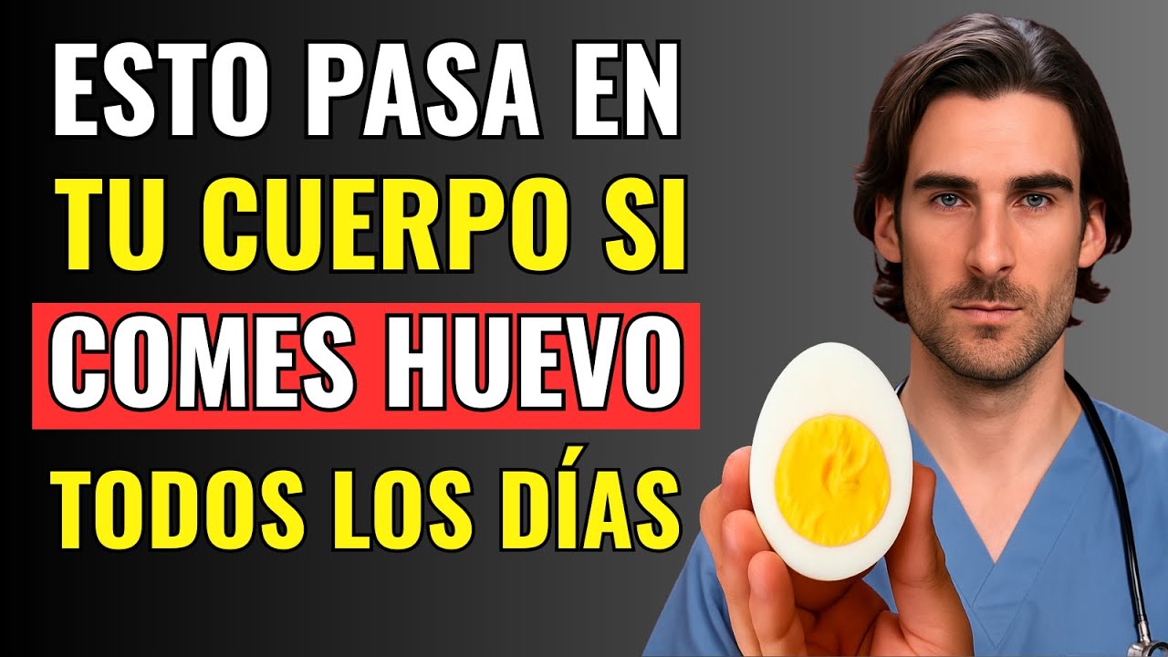 ESTO le PASA a tu CUERPO cuando comes HUEVOS TODOS LOS DÍAS