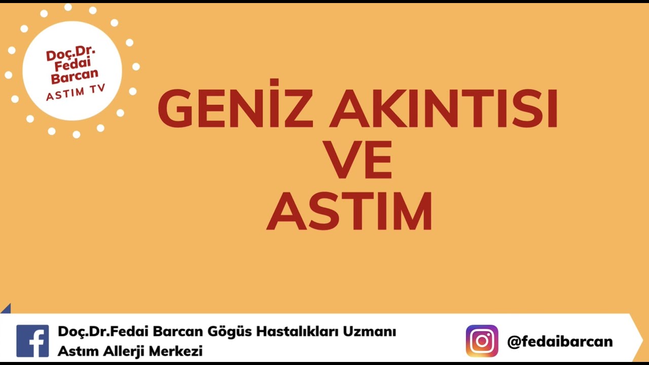 GENİZ AKINTISI VE ASTIM