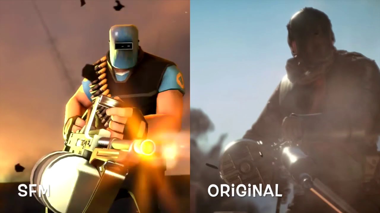 Battlefield 1 Official Trailer ( Original Vs SFM parody)