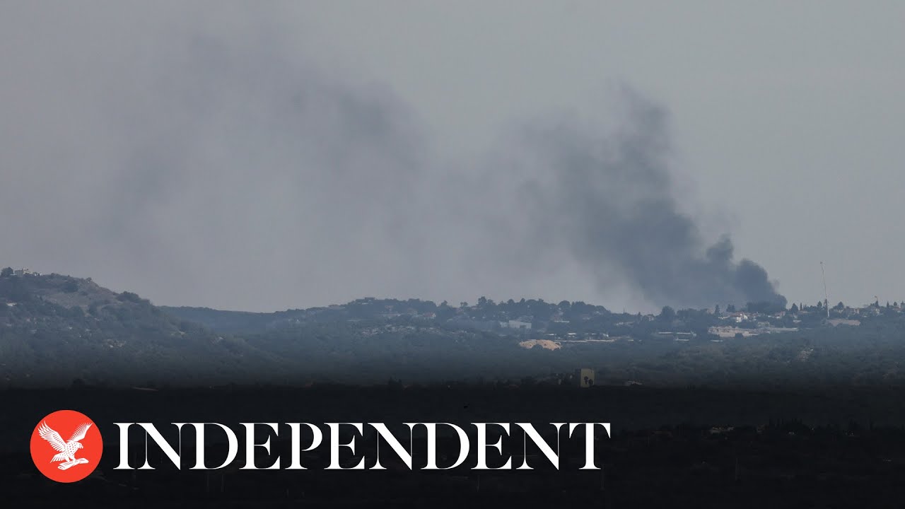 Live: View of Israel's border with Lebanon