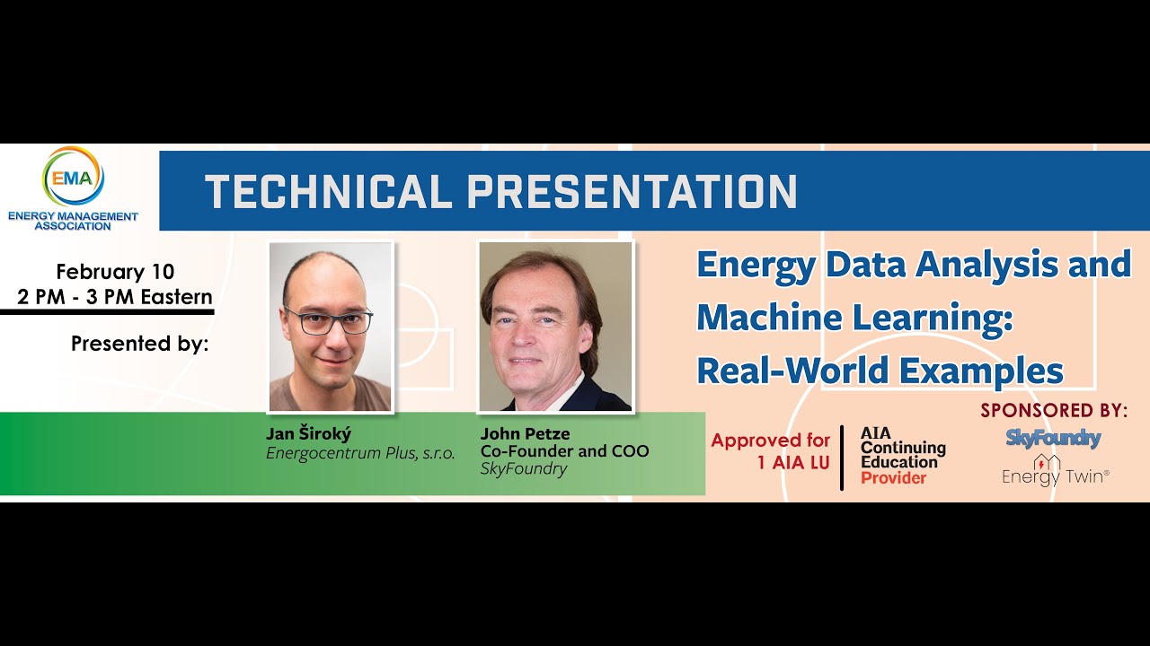 Energy Data Analysis and Machine Learning Real Life Examples