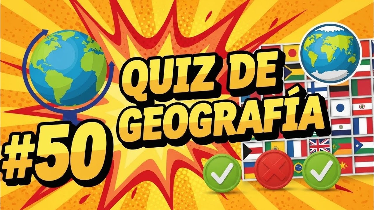 QUIZ DE GEOGRAFÍA 🧠 | Solo los Expertos lo Superan