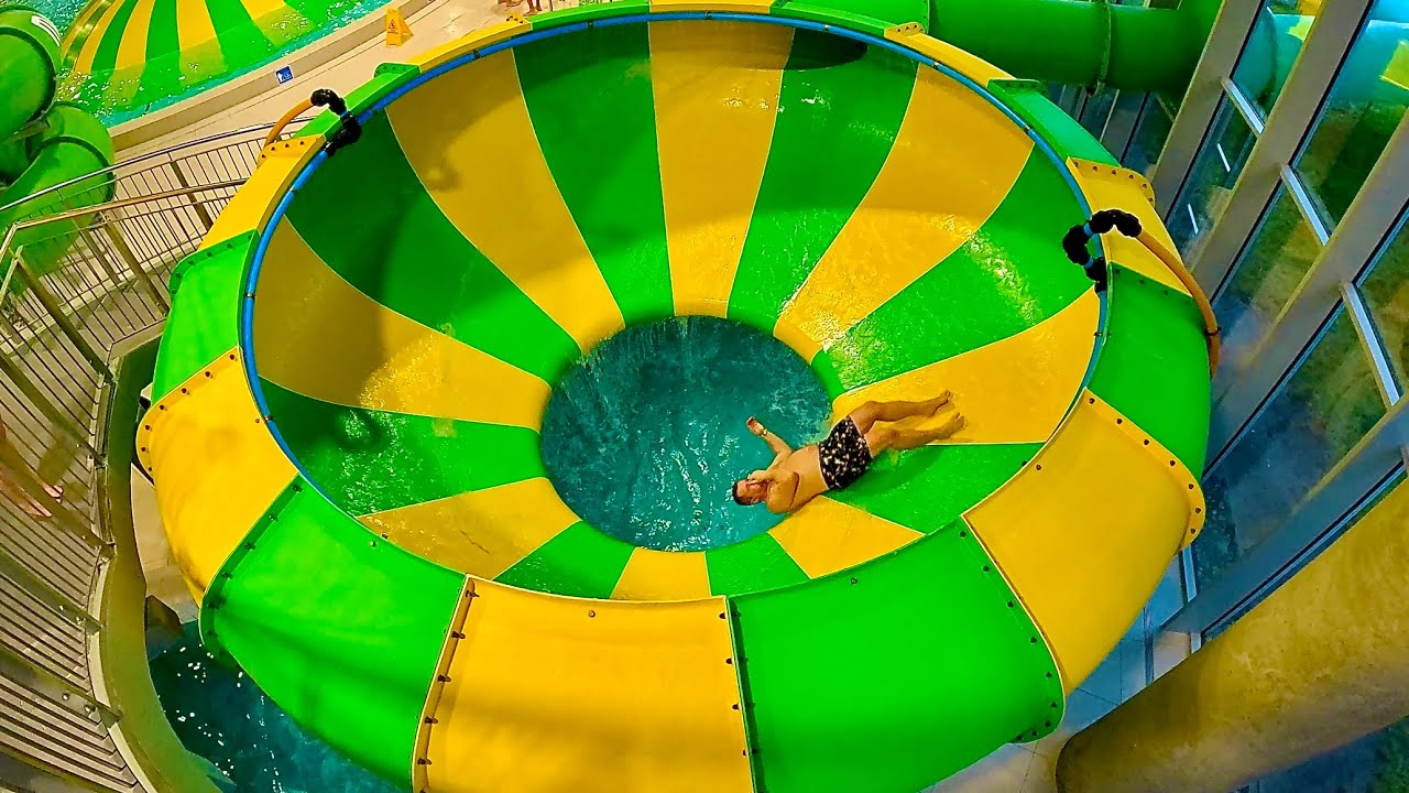 Cebula Bowl Water Slide at Aquapark Koszalin