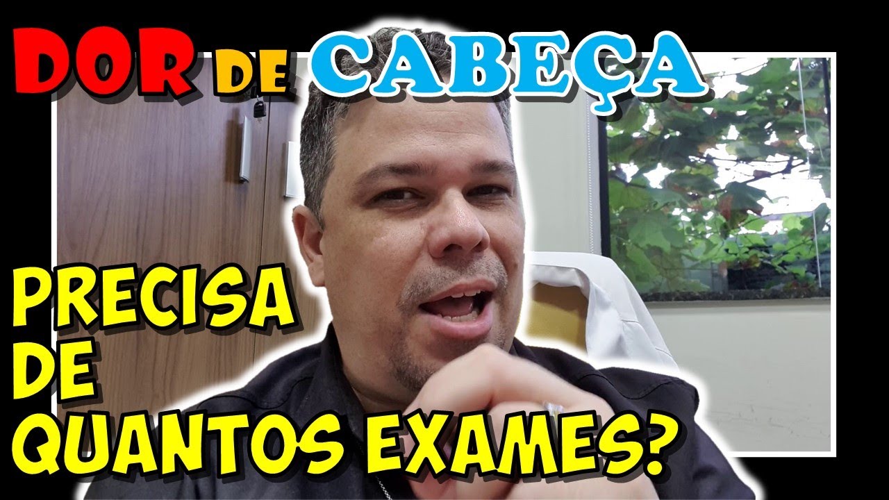 Menos do que voc&ecirc; imagina! #exames #dordecabeca