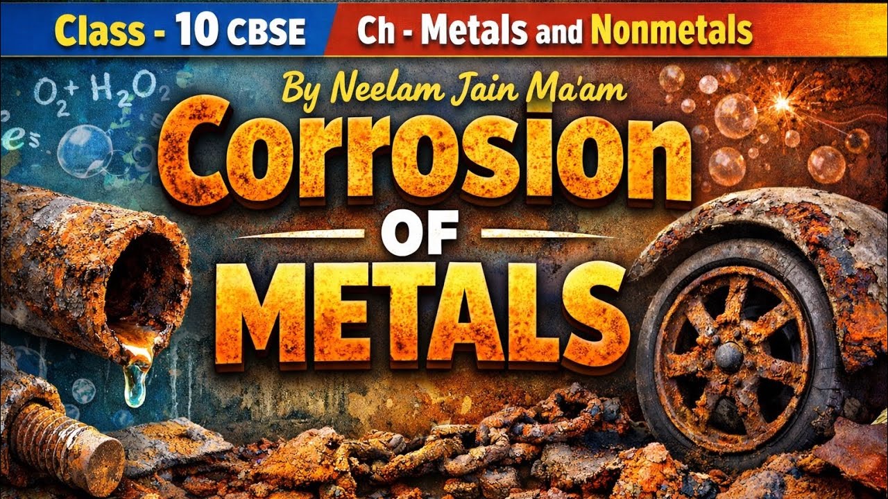 Corrosion of Fe, Cu, Al & Ag | Rusting Activity | Prevention of Corrosion | Class 10 CBSE Chemistry